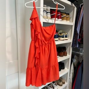 Club Monaco one shoulder dress